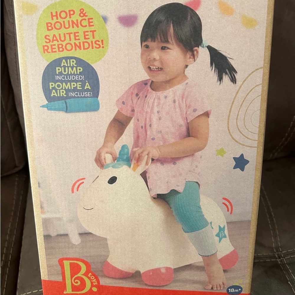 Kids Unicorn Hopper with Air Pump